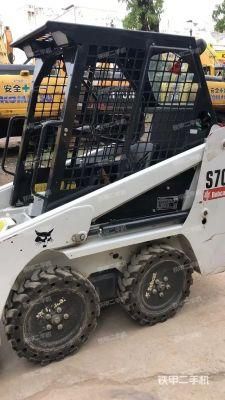 Cheap Bobcat S70 Used Skid Steer Loader Second Hand Wheel Loader Construction Machine