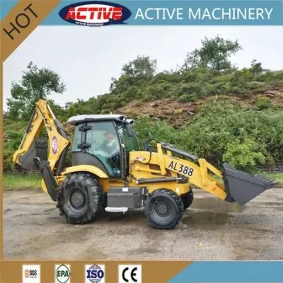 High Quality OEM Factory ACTIVE Brand AL388 8.2ton Backhoe with 74kw Cummins Engine for Sale