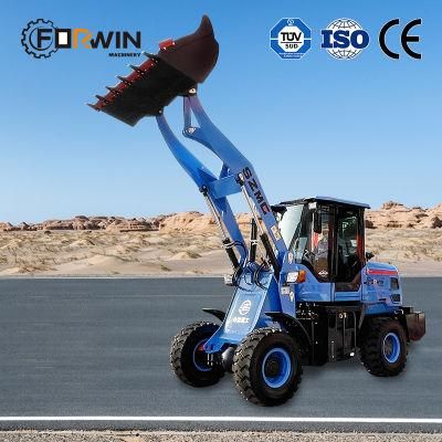 2021 New Construction Machine Small Wheel Loader 1.5 Ton Front End Loader Compact Loader for Sale