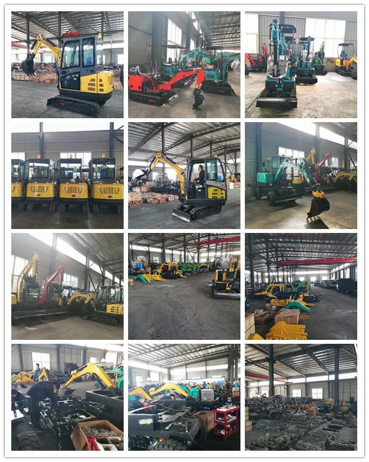 EPA Approved Small Digger/Miniature Backhoe Excavadora/Mini Excavator with Euro 5 Engine