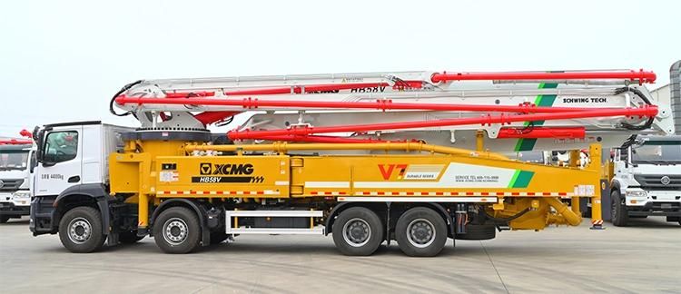 XCMG Official Hb58V Schwing New 58m High Pressure Concrete Pump Truck Price for Sale