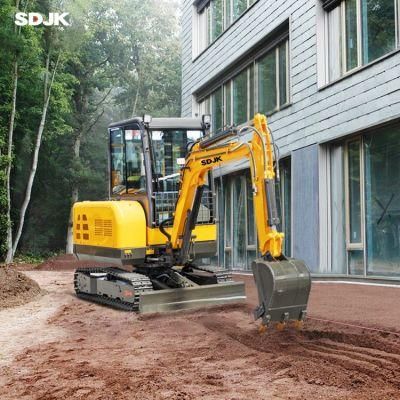 Best Selling 1.0 Ton 2 Ton 3 Ton New China CE ISO Small Digger Crawler Hydraulic Farm Garden Diesel Mini Excavator Cheap Factory Price for Sale