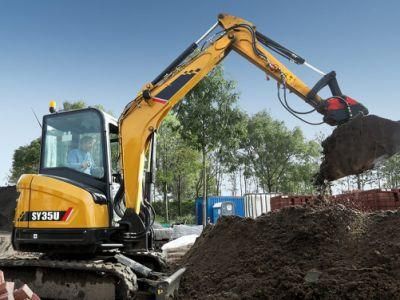 Top Brand China Famous Brand Sy55c 6t Crawler Excavator