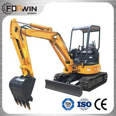 Fw35u Household Trencher Agricultural Small Digging Machine EPA Mini Excavators with Hydraulic Hammer for Sale