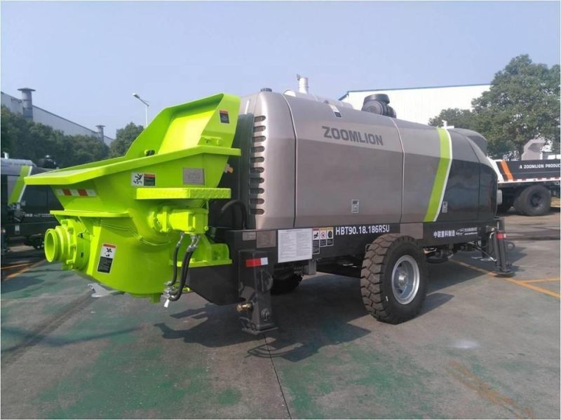Zoomlion Trailer Pumps 49m3/H Concrete Trailer Pump