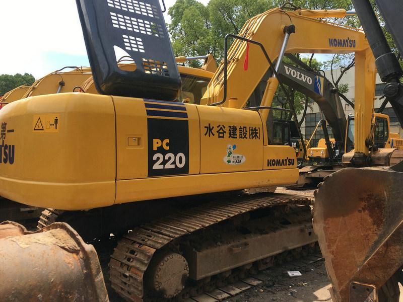 Japan Original 22t Used Komatsu PC220-7 Crawler Excavator Komatsu PC220 PC200 Excavator