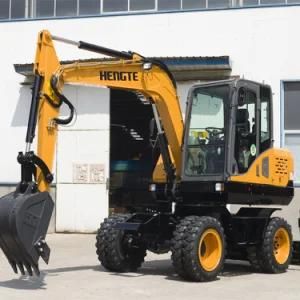 Hengte Wheel Excavator Ht75W for Sale
