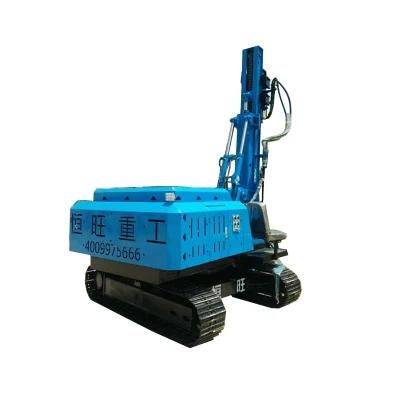 Solar Hydraulic Pile Ramming Machine for Solar Plants