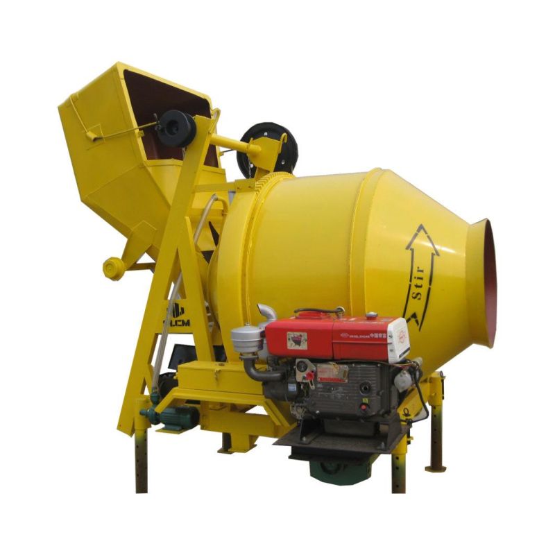 Jzc350 Mobile Diesel Concrete Mixer for Brick Machine