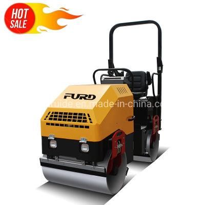 2ton Mini Double Drum Compactor Vibratory Roller Asphalt Roller for Sale Fyl-900