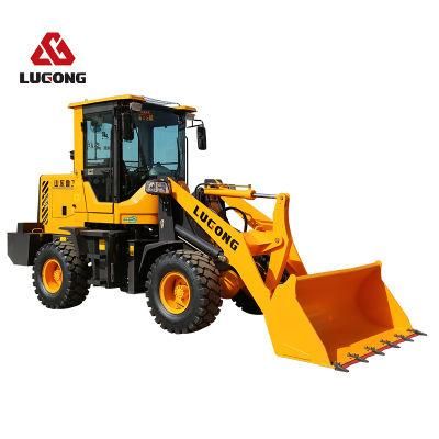 Lugong Officia Cheap Wheel Loader Zl16 Mini Front End Wheel Loader with High Power