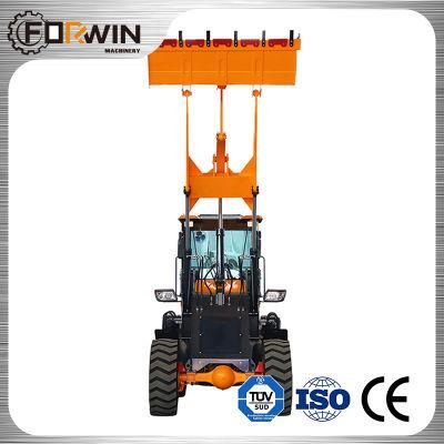 1.8ton 2ton Mini Front End Loader Small Shovel Loader with ISO and CE Compact Backhoe Wheel Loader