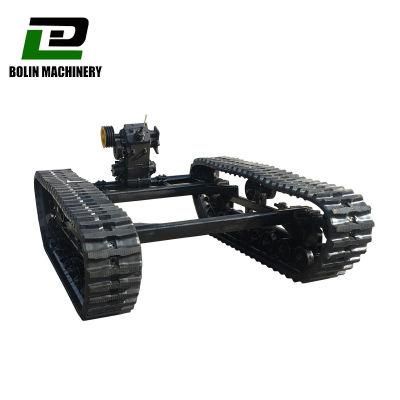 Rubber Crawler Haggloader for Underground Mine Project Mining Machinery Steel Crawler Chassis