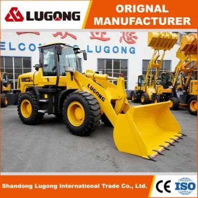 Lugong Durable LG946 2.5t Yuchai Engine Hydraulic Torque Converter Loaders with Rock Hammer