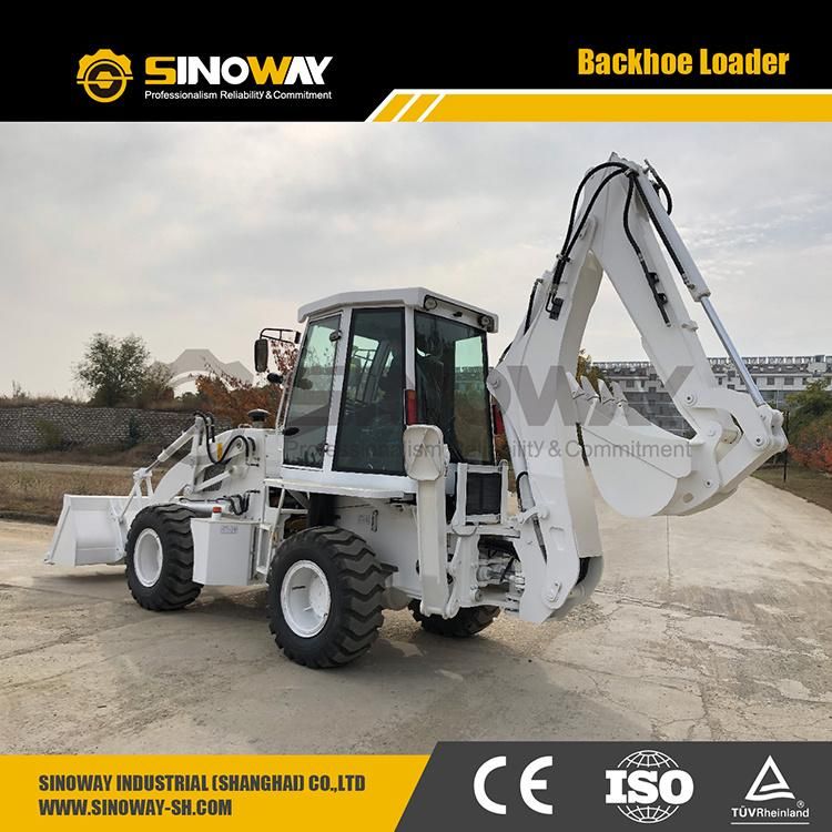 Small Wheel Backhoe Loader Swz30-25 Towable Backhoe Loader