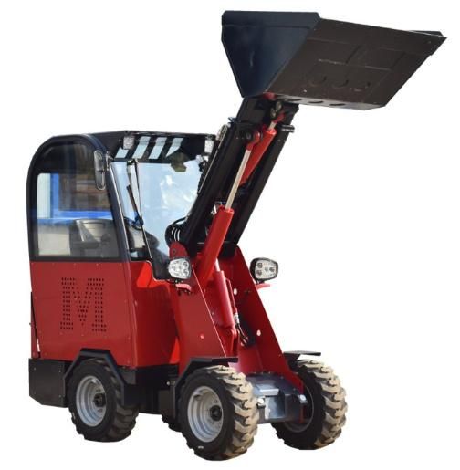 China Articulated Mini Small Compact Wheel Loader Radlader Hoflader with CE