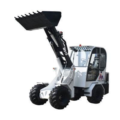 M915 1.5ton 0.8cbm Bucket Capacity Cheap Mini Telescopic Loaders Top Front Loader Backhoe Price for Sale