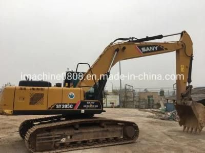 Sy205 Hand Second Medium Excavator Good Working Condition High Quality
