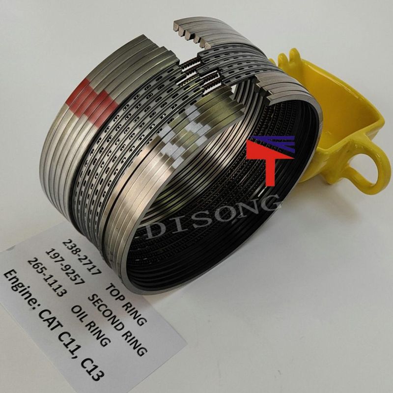 High Quality Diesel Engine Mechanical Parts Piston Ring 265-1113 197-9257 238-2717 for Excavator E345c E345D Wheelloader 972h Engine C13 Generator Set