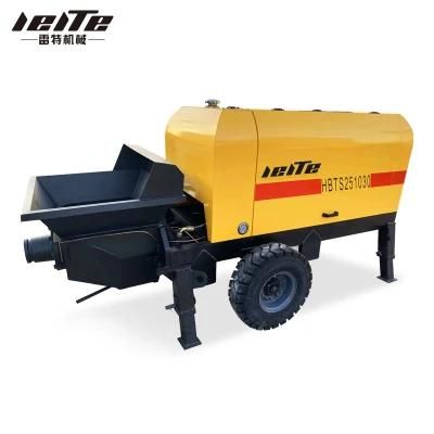 Diesel Engine Construction Concrete Mixer Pump for 30mm Material