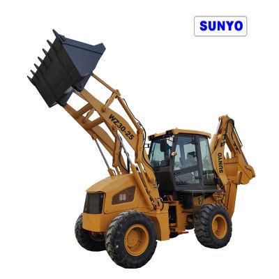 Sunyo Wz30-25 Backhoe Loader Is Mini Loader and Excavator as Best Construction Equipment