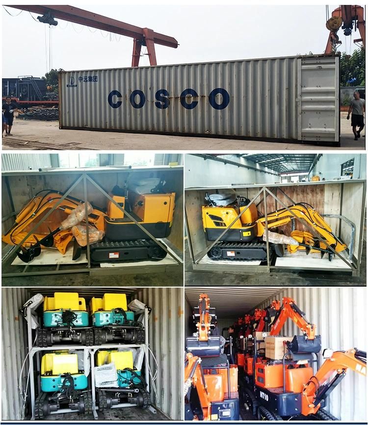 High Quality 1.0ton Mini Crawer Excavator with Koop Engine