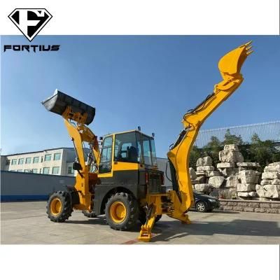 Fortius Wz30-25 Min Wheel Loaders 2ton Backhoe Loader for Garden Sale