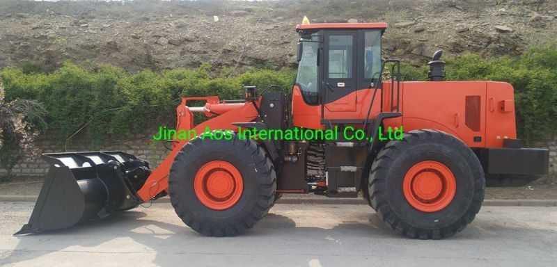 Rated Load Capacity 6 Ton Wheel Loader with Luxury Cabin