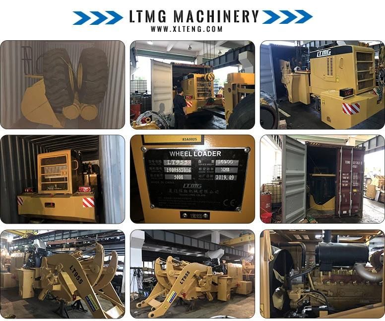 Ltmg Front End Loader 5 Ton Wheel Loader with Joystick