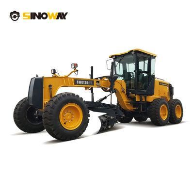 Mini Motor Grader Grading Dirt Road in Kenya Swg130-II Types of Graders for Sale