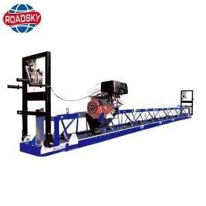 Control Vibratory Floor Finishing Machine Vibrating Concrete Truss Screed