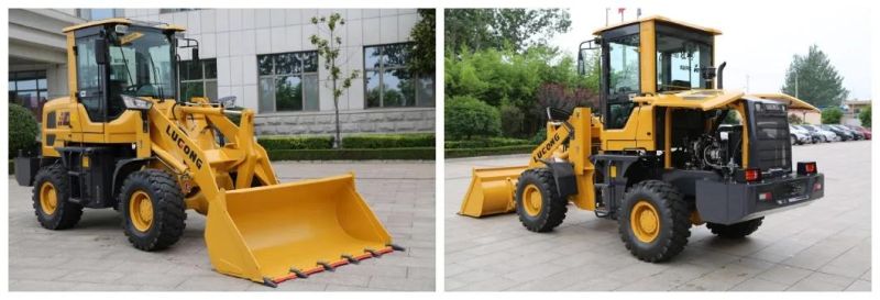 Lugong Articulated Equipment T938 Wheel Loader Mini Loader Small Wheel Loader Backhoe Loader with CE Approved