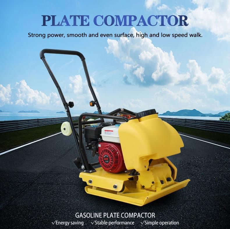15kn Gasoline Compactor Rammer New Design Vibratory Plate Compactor Factory Direct Sale Reversible Plate Compactor