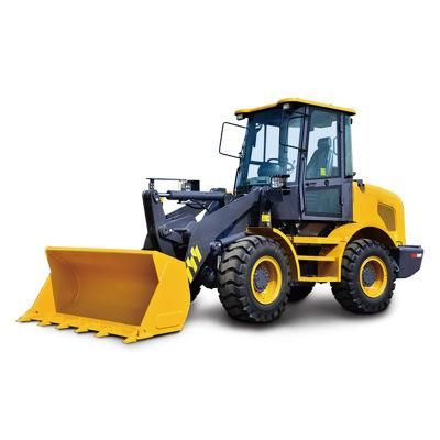 China Top Brand 2ton Mini Wheel Loader Lw200kv with Pallet Fork for Sale