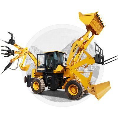 New Small Backhoe Wheel Loader with CE ISO Front End Loader Prices and Factory Price for Sale Backhoe Loader