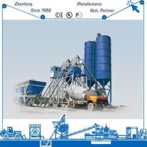 Foundation Free Stationary Ready Mixed Concrete Batching Plant Hzs75