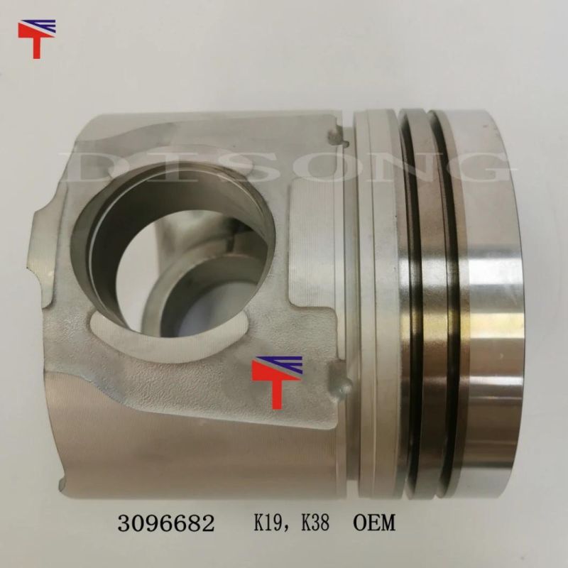 High-Performance Diesel Engine Engineering Machinery Parts Piston 3096682 for Engine Parts K19 K38 Generator Set