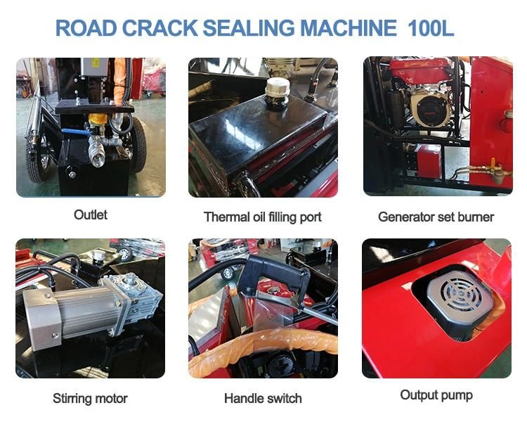 Road Repairs Asphalt Crack Filling Sealing Machine for Sale