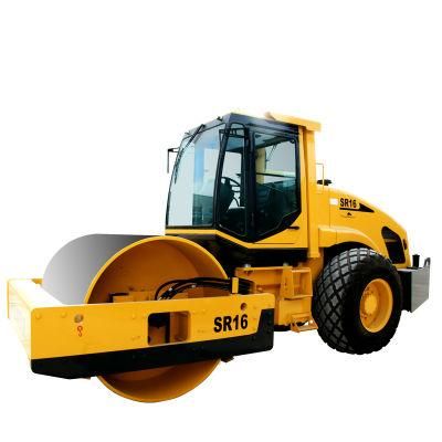 China Brand Steel Wheel Hydraulic Self-Propelled Vibratory Road Roller Shantui Sr16 for Sale