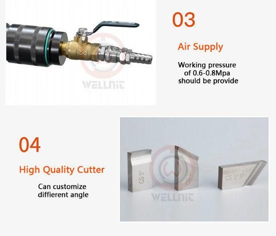 Light Duty Pneumaic Pipe Beveling Machine Tube Beveler Machine