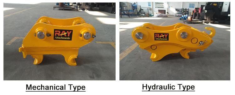 Ce Certificated High-Grade Material Double Locking Hydraulic Quick Hitch Coupler for Excavator