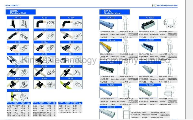 Aluminum Roller/Placon of 40series/Sliding Rail