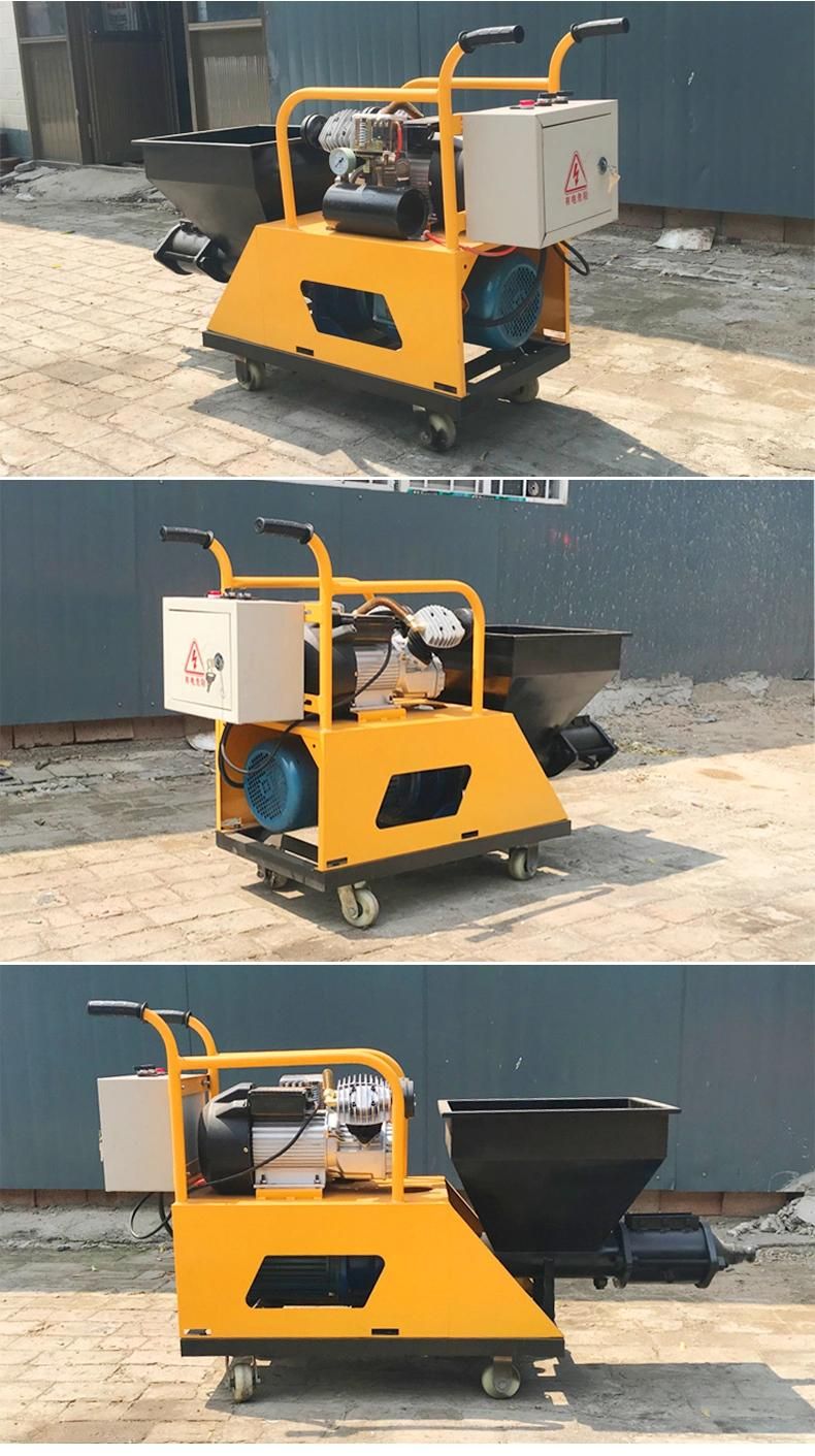 7.5kw Concrete Spray Machine Cement Mortar Sprayer