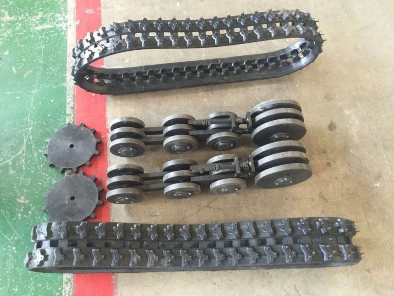 Hot Sell Small Rubber Tracks for Robots or Small Machineries 148*60*36