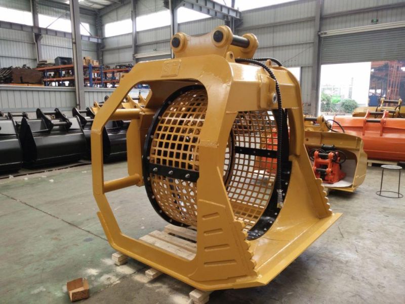 20t Excavator Backhoe Excavator Rotary Screening Bucket