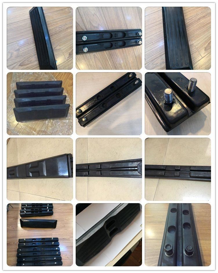 Excavator Rubber Pad Paver Pad Bolt on Type 300-900mm