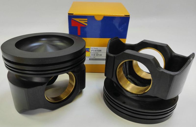High-Performance Diesel Engine Engineering Machinery Parts Piston 319-6716 for Wheel Loaders Parts E390d C18 C27 C32 Generator Set Diameter 145mm
