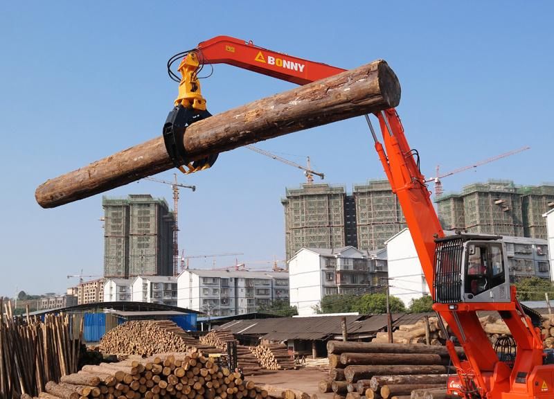 China Wzy48-8c Bonny 48 Ton Hydraulic Material Handler with Wood Grab