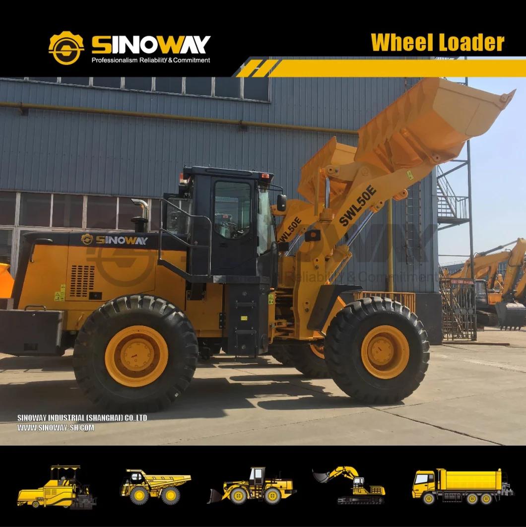 5 Ton Loader Shovel 3.0 Cbm Bucket Wheel Loader Shovel for Sale