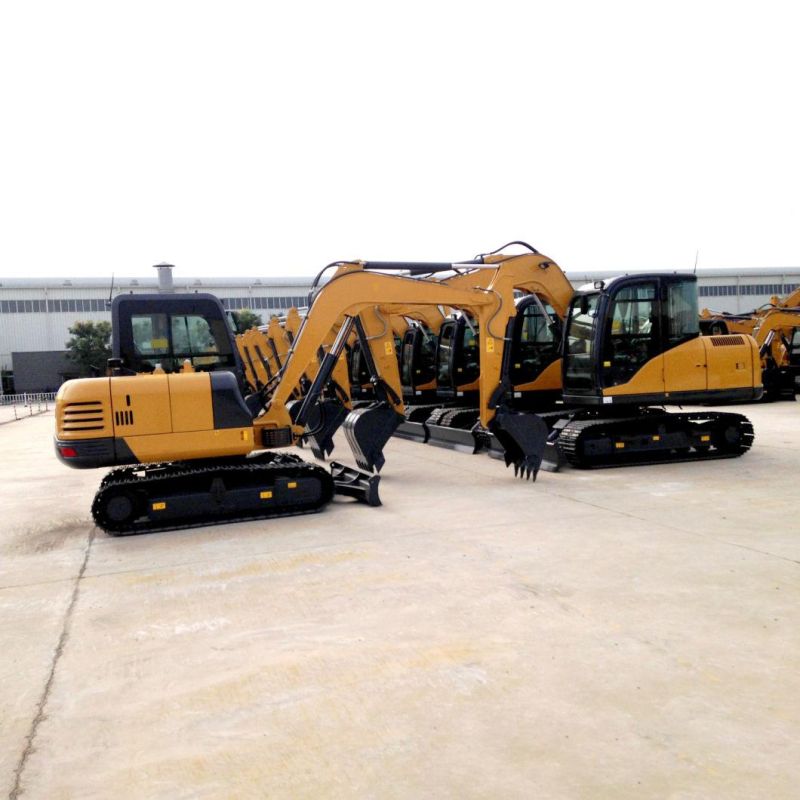 Xe55D 5.5 Ton 0.2 Cbm Mini Hydraulic Crawler Excavator Price